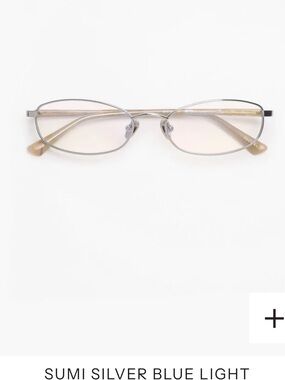 Sumi Silver Blue Light Women’s Glasses - NWT